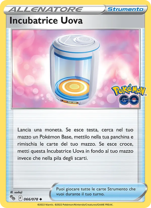 Incubatrice Uova (Pokémon GO #066/78)