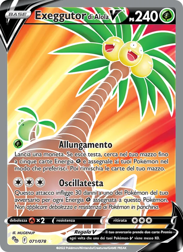 Exeggutor di Alola V (Pokémon GO #071/78)