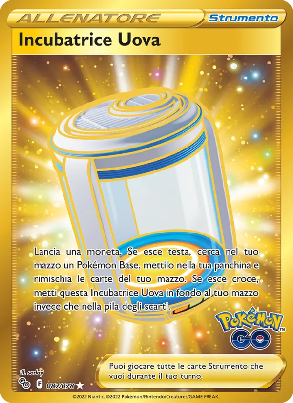 Incubatrice Uova (Pokémon GO #087/78)