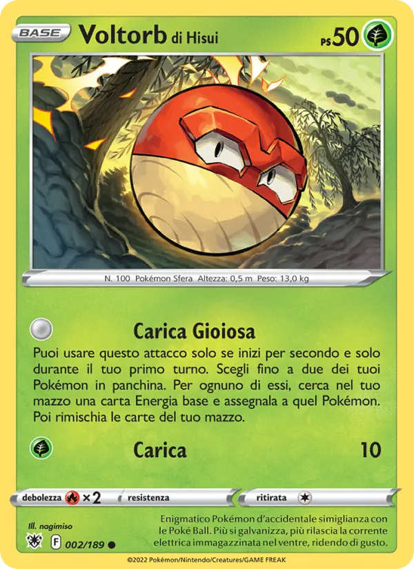 Voltorb di Hisui (Lucentezza Siderale #002/189)