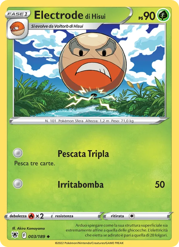 Electrode di Hisui (Lucentezza Siderale #003/189)