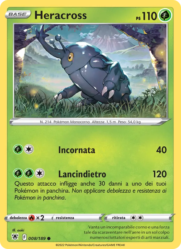 Heracross (Lucentezza Siderale #008/189)