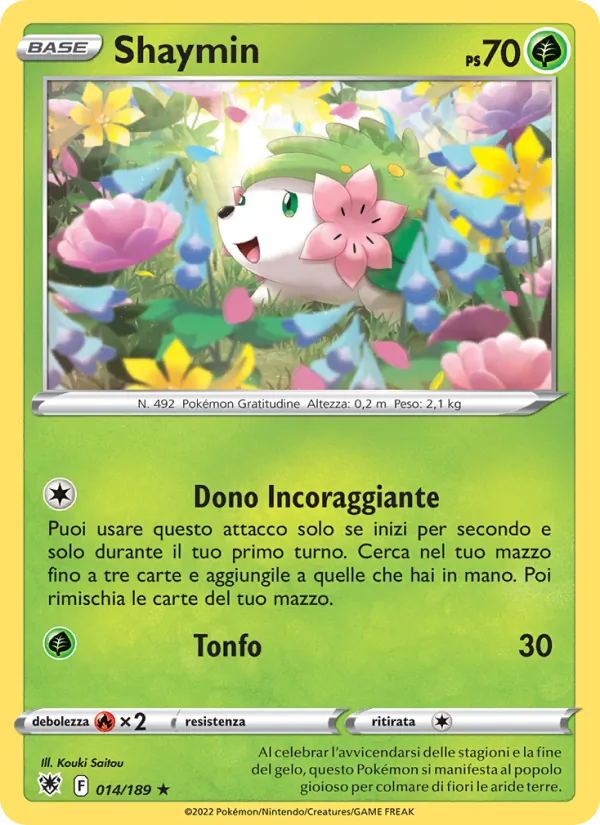 Shaymin (Lucentezza Siderale #014/189)