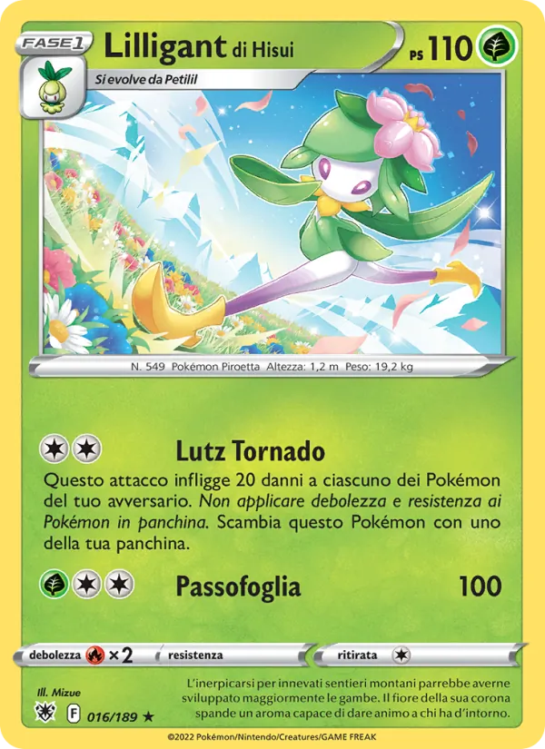 Lilligant di Hisui (Lucentezza Siderale #016/189)