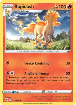 Rapidash (Lucentezza Siderale #022/189)