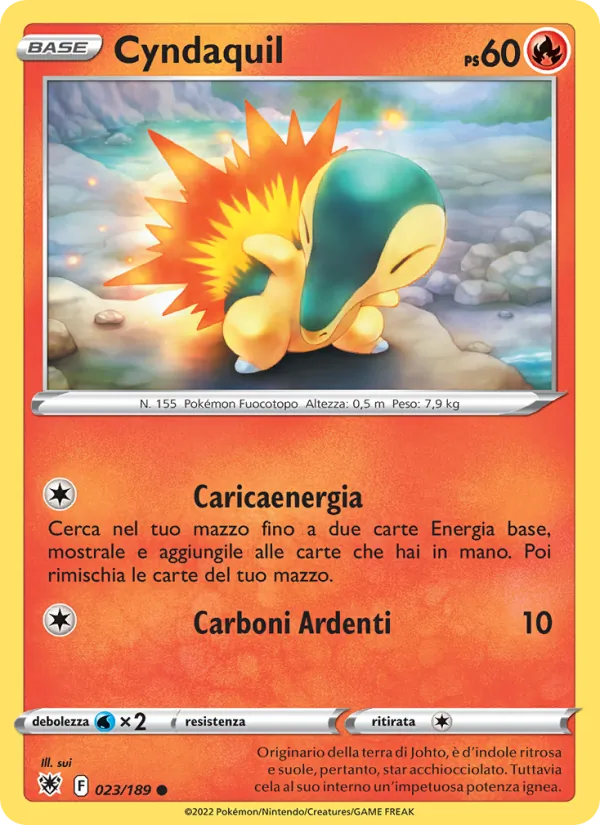 Cyndaquil (Lucentezza Siderale #023/189)