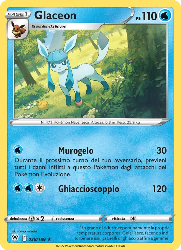 Glaceon (Lucentezza Siderale #038/189)