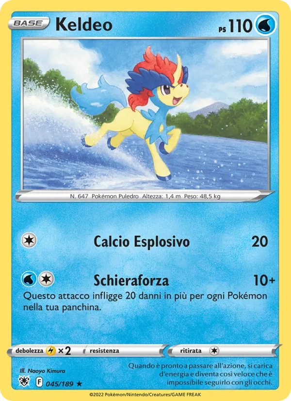 Keldeo (Lucentezza Siderale #045/189)