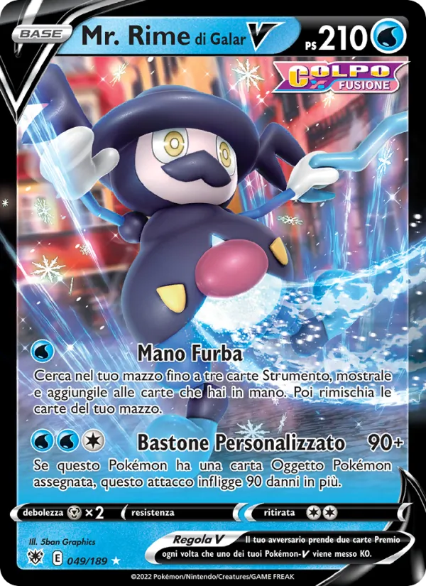 Mr. Rime di Galar V (Lucentezza Siderale #049/189)