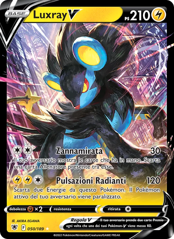 Luxray V (Lucentezza Siderale #050/189)