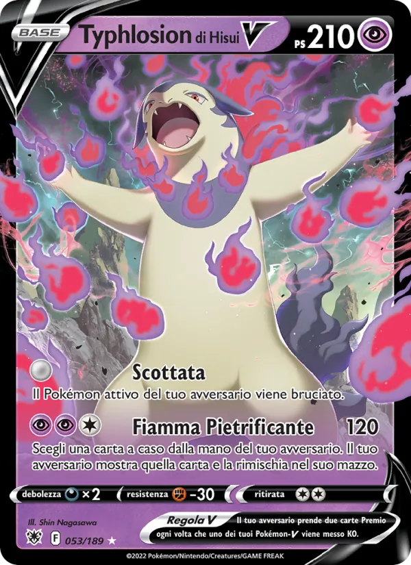 Typhlosion di Hisui V (Lucentezza Siderale #053/189)