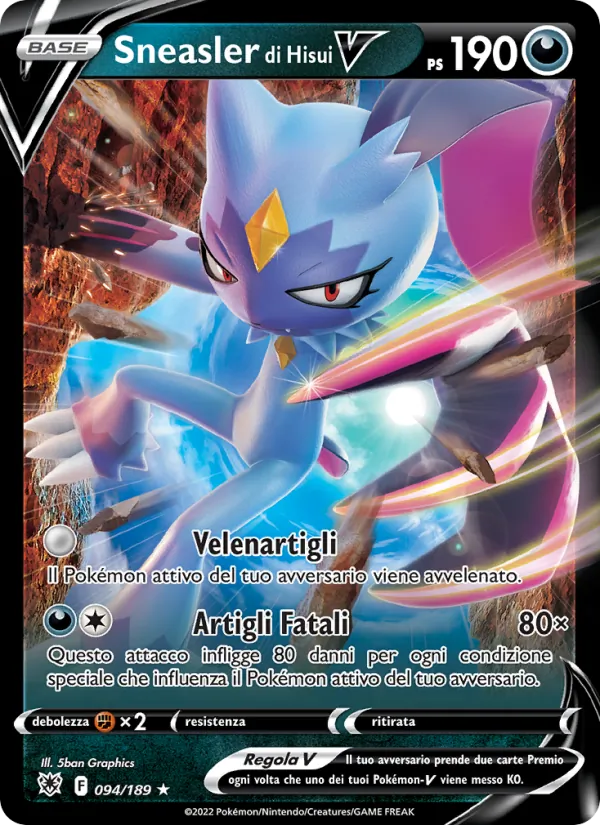 Sneasler di Hisui V (Lucentezza Siderale #094/189)