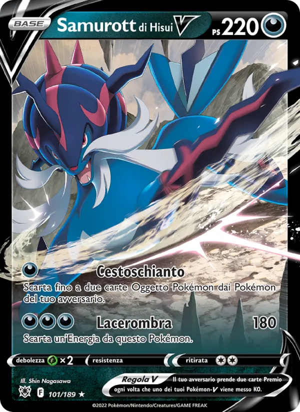 Samurott di Hisui V (Lucentezza Siderale #101/189)
