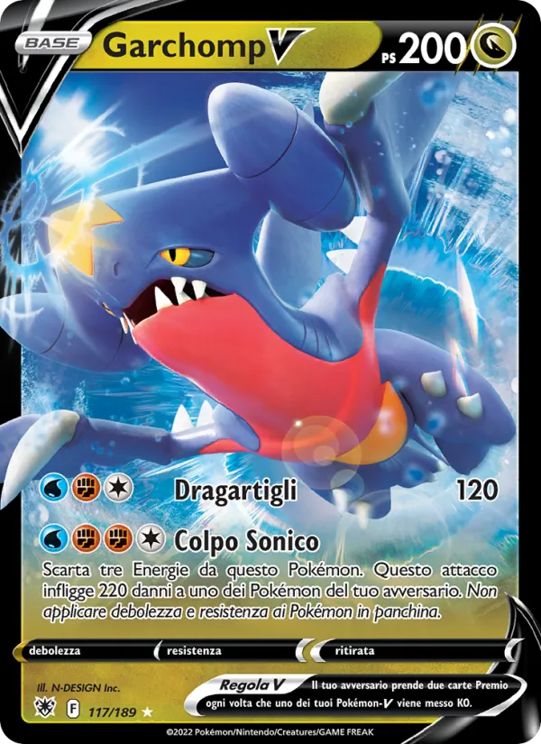 Garchomp V (Lucentezza Siderale #117/189)