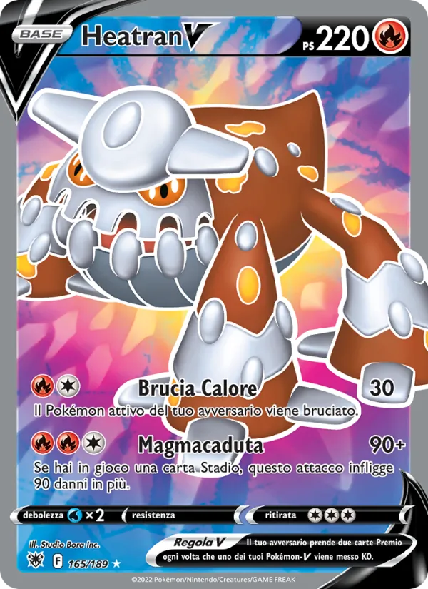 Heatran V (Lucentezza Siderale #165/189)
