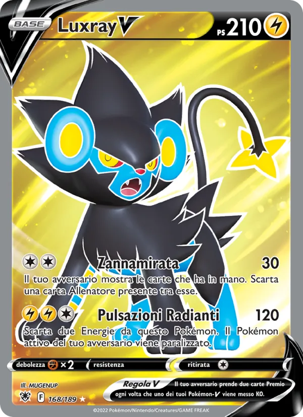 Luxray V (Lucentezza Siderale #168/189)