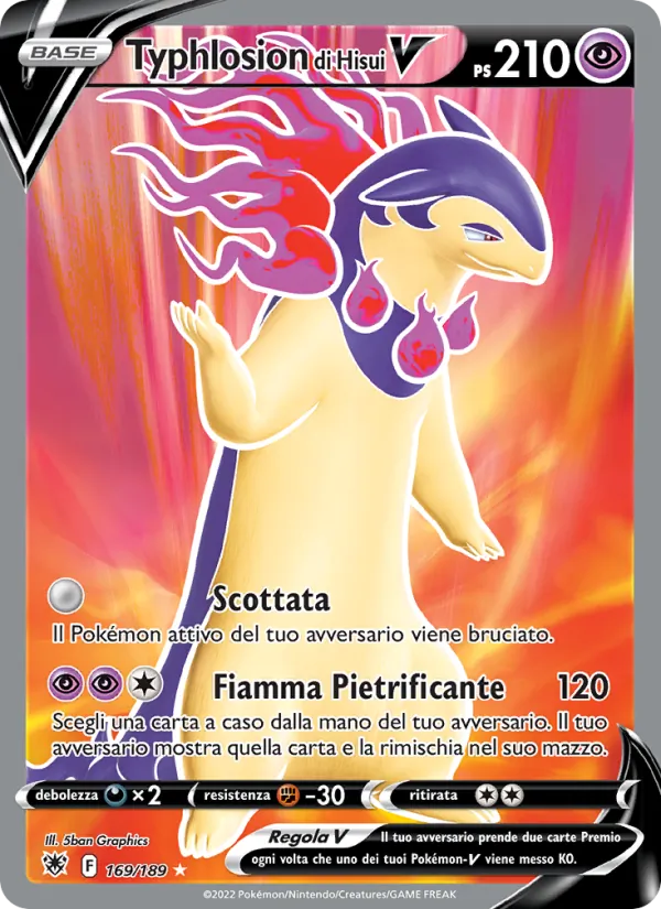 Typhlosion di Hisui V (Lucentezza Siderale #169/189)