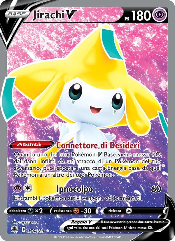 Jirachi V (Lucentezza Siderale #170/189)
