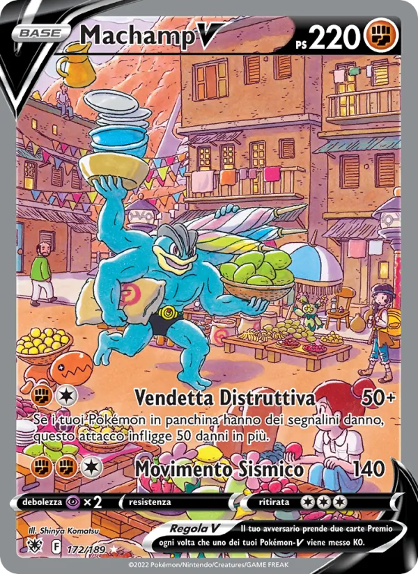 Machamp V (Lucentezza Siderale #172/189)