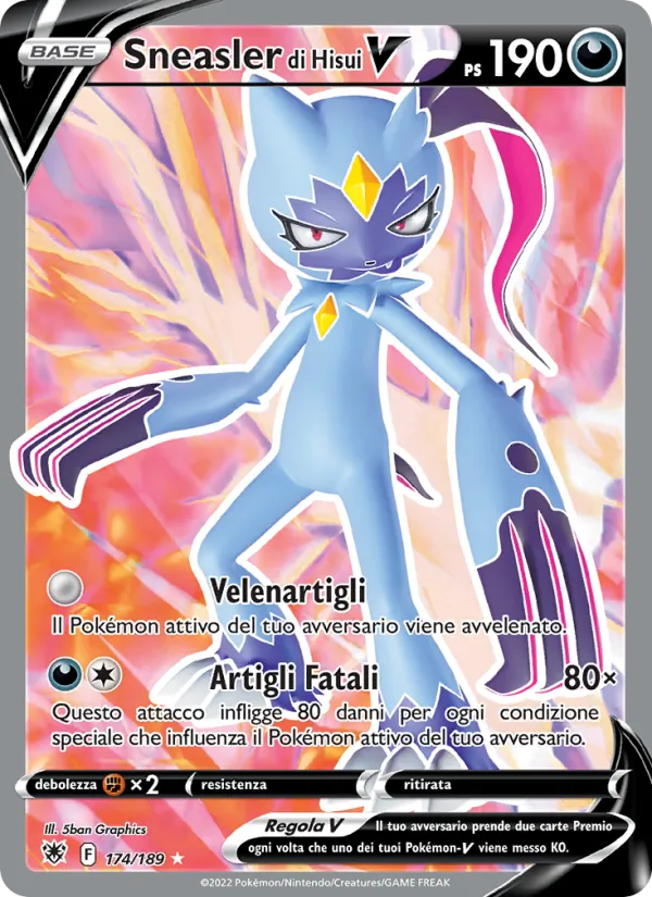 Sneasler di Hisui V (Lucentezza Siderale #174/189)