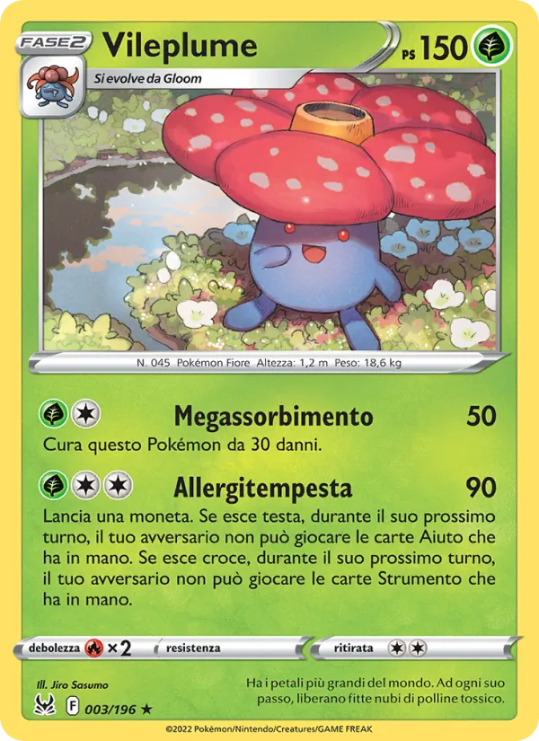 Vileplume (Origine Perduta #003/196)
