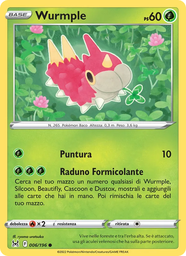 Wurmple (Origine Perduta #006/196)