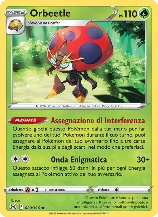 Orbeetle (Origine Perduta #020/196)
