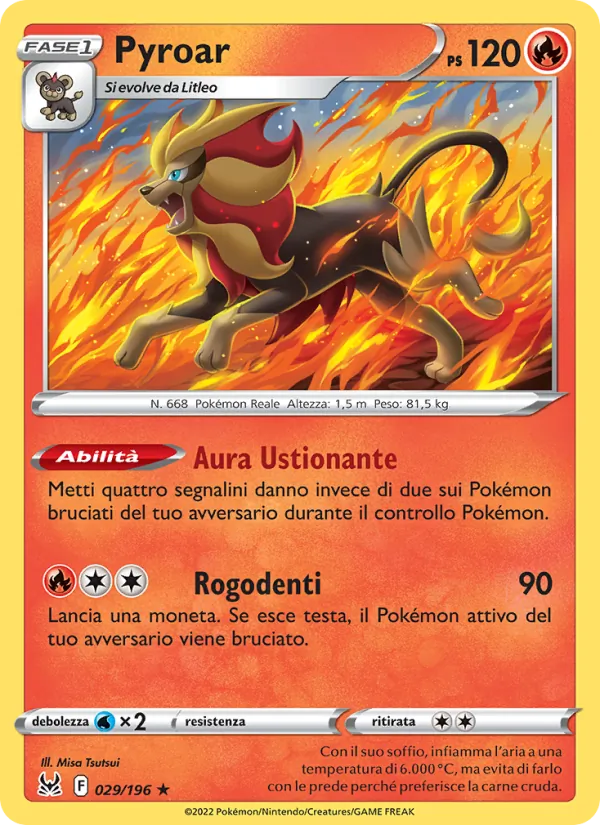 Pyroar (Origine Perduta #029/196)