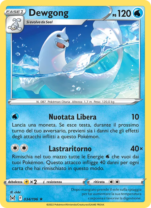 Dewgong (Origine Perduta #034/196)