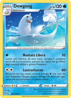 Dewgong (Origine Perduta #034/196)