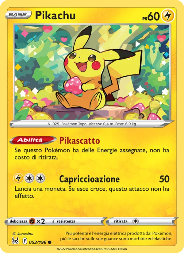 Pikachu (Lost Origin #052/196)