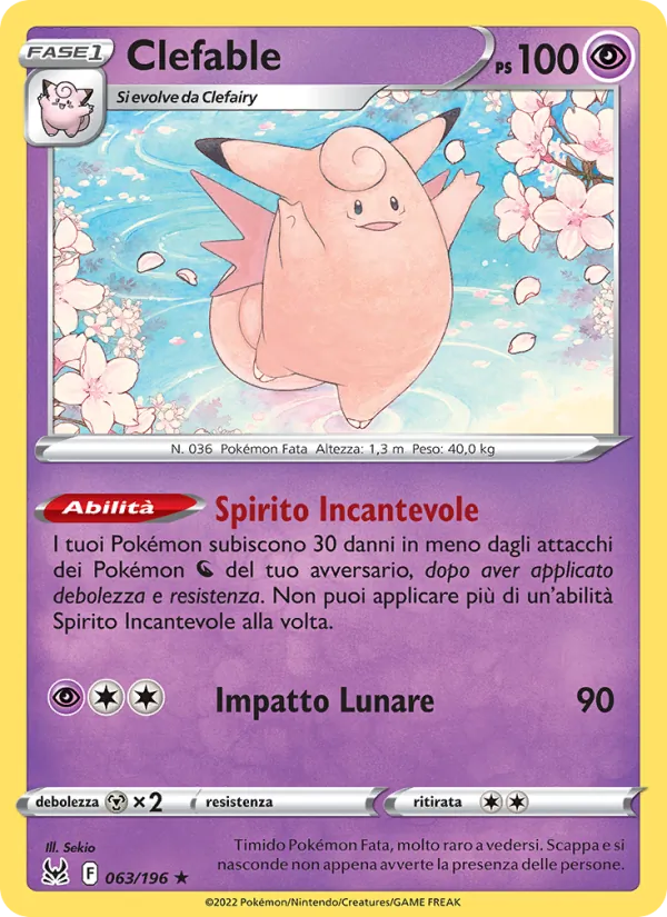 Clefable (Origine Perduta #063/196)