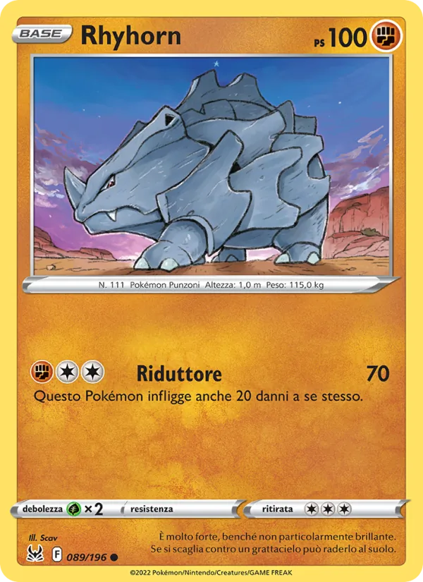 Rhyhorn (Origine Perduta #089/196)