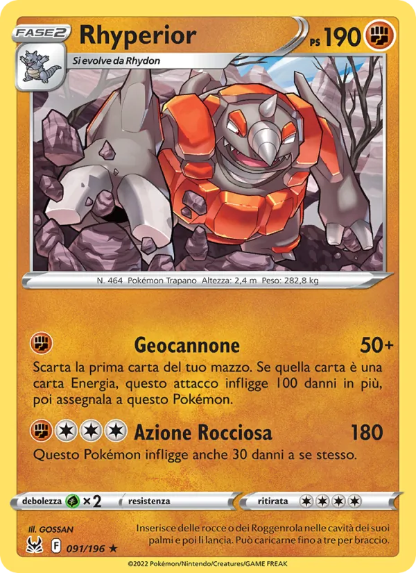 Rhyperior (Lost Origin #091/196)
