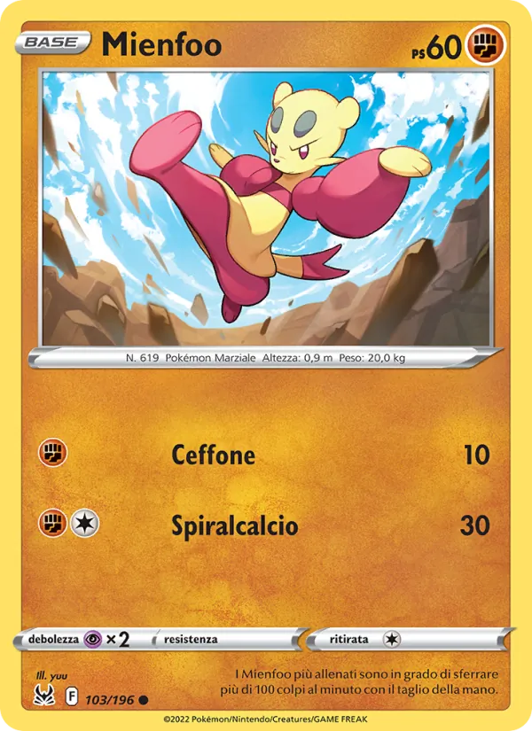 Mienfoo (Lost Origin #103/196)