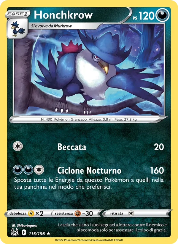Honchkrow (Origine Perduta #115/196)