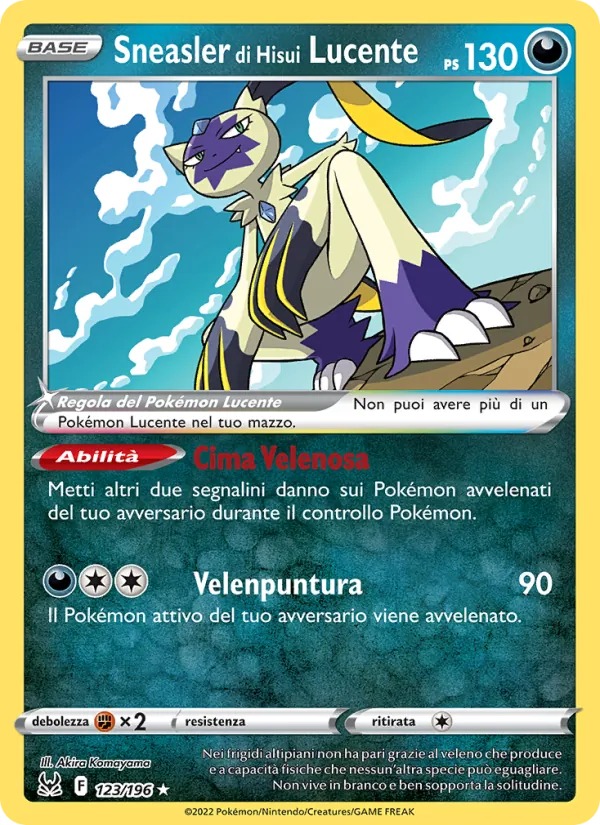 Sneasler di Hisui Lucente (Origine Perduta #123/196)