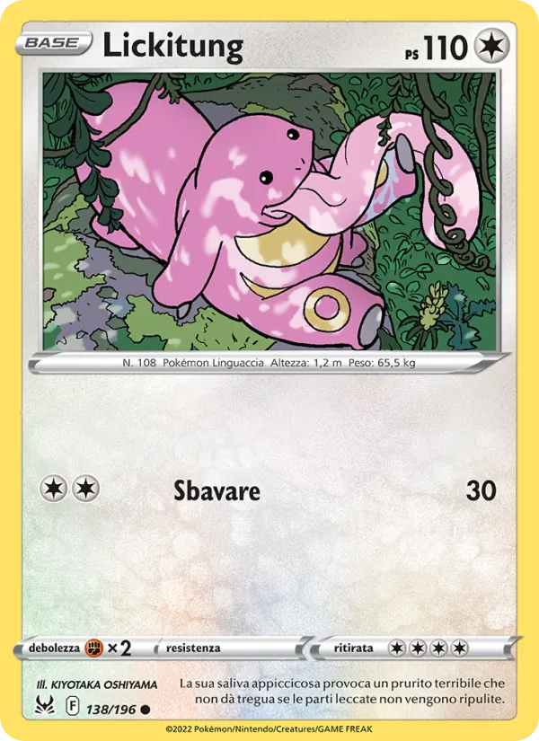 Lickitung (Origine Perduta #138/196)