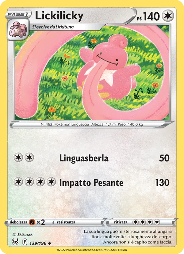 Lickilicky (Lost Origin #139/196)