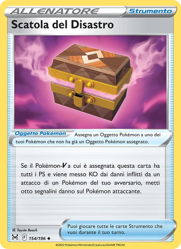 Scatola del Disastro (Origine Perduta #154/196)