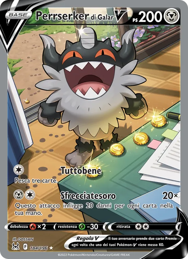 Perrserker di Galar V (Lost Origin #184/196)
