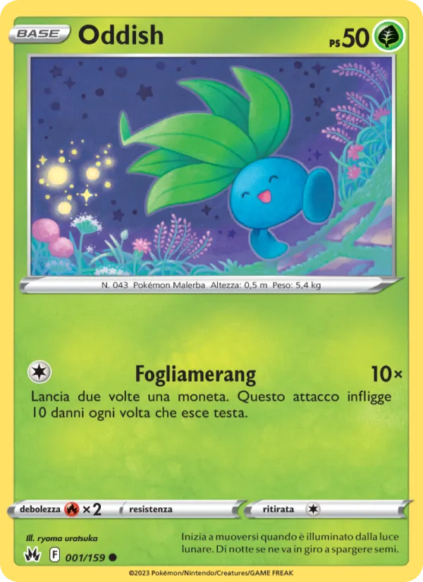 Oddish (Zenit Regale #001/159)