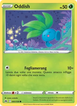 Oddish (Zenit Regale #001/159)