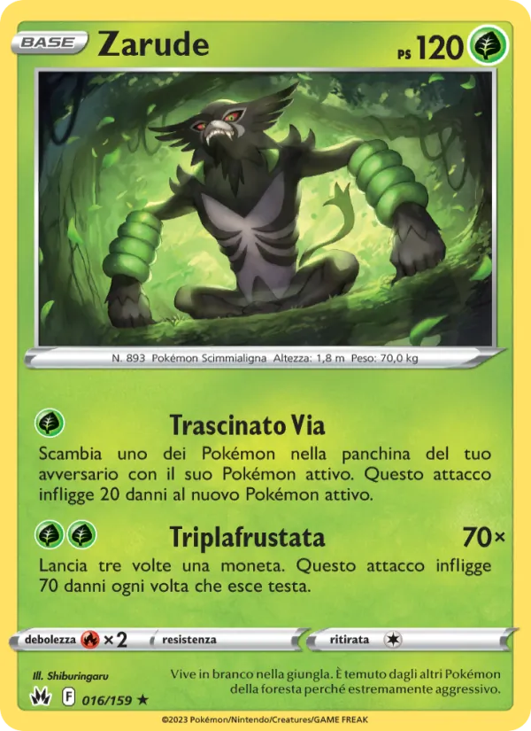 Zarude (Zenit Regale #016/159)