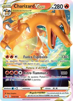 Charizard V ASTRO (Zenit Regale #019/159)