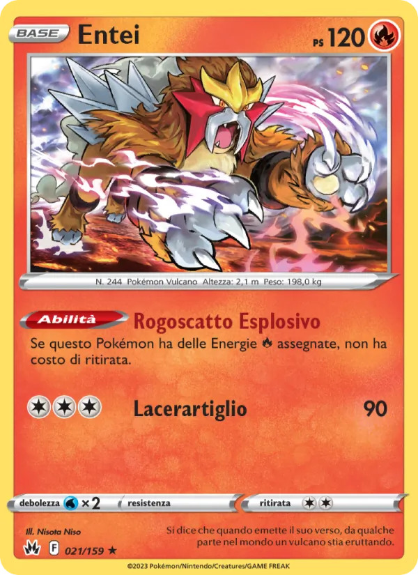 Entei (Zenit Regale #021/159)