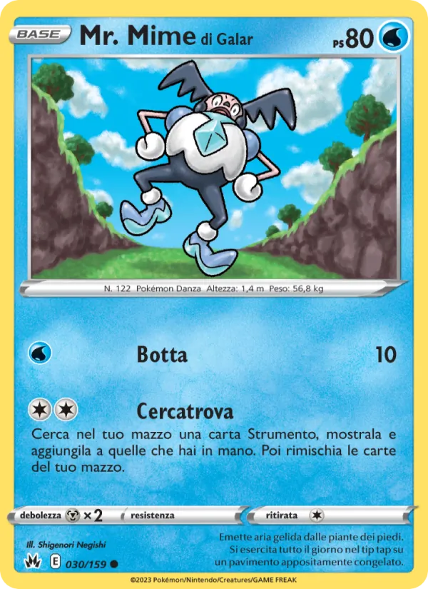 Mr. Mime di Galar (Zenit Regale #030/159)