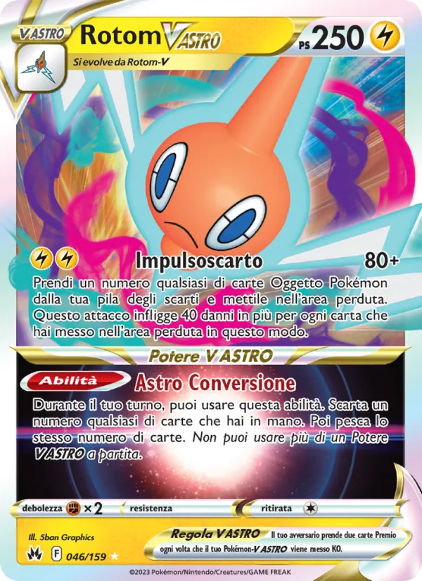 Rotom V ASTRO (Zenit Regale #046/159)