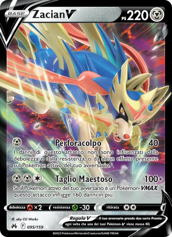 Zacian V (Crown Zenith #095/159)