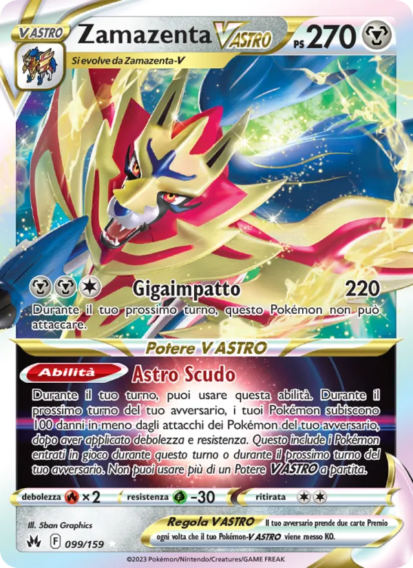 Zamazenta V ASTRO (Zenit Regale #099/159)